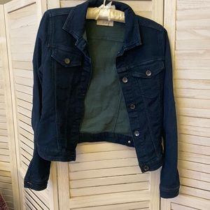 Rachel Roy SUPER SOFT dark denim jacket